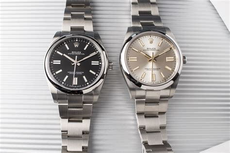 rolex op thickness|rolex oyster perpetual vs op 41.